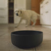 Hundenapf Keramik schwarz handgefertigt
